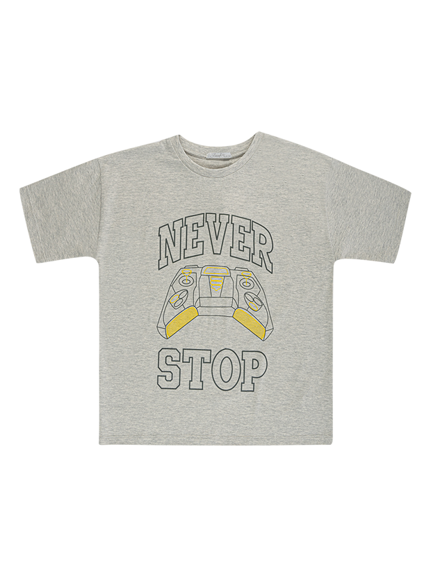 تیشرت پسرانه مدل never stop فیورلا