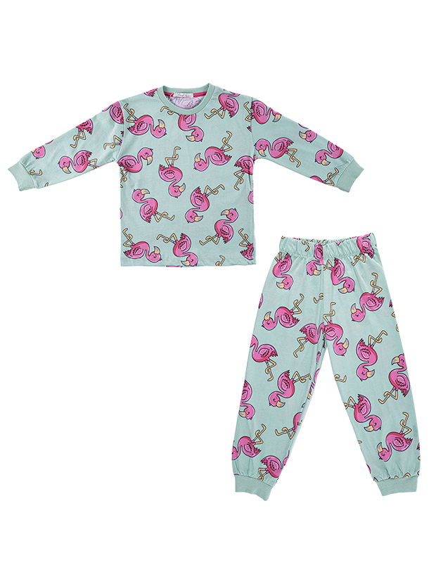 بلوز و شلوار راحتی دخترانه مدل پلیکان