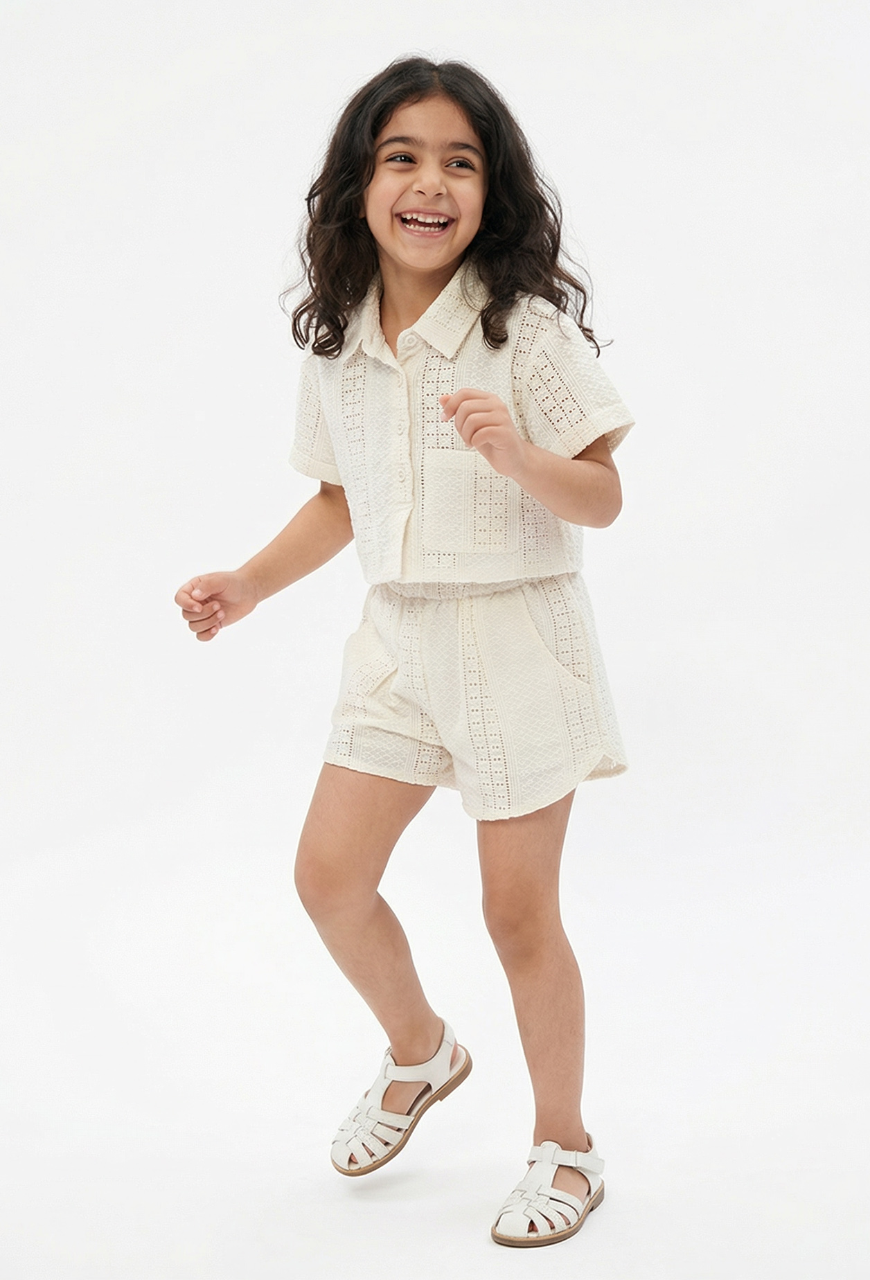 کراپ و شلوارک دخترانه