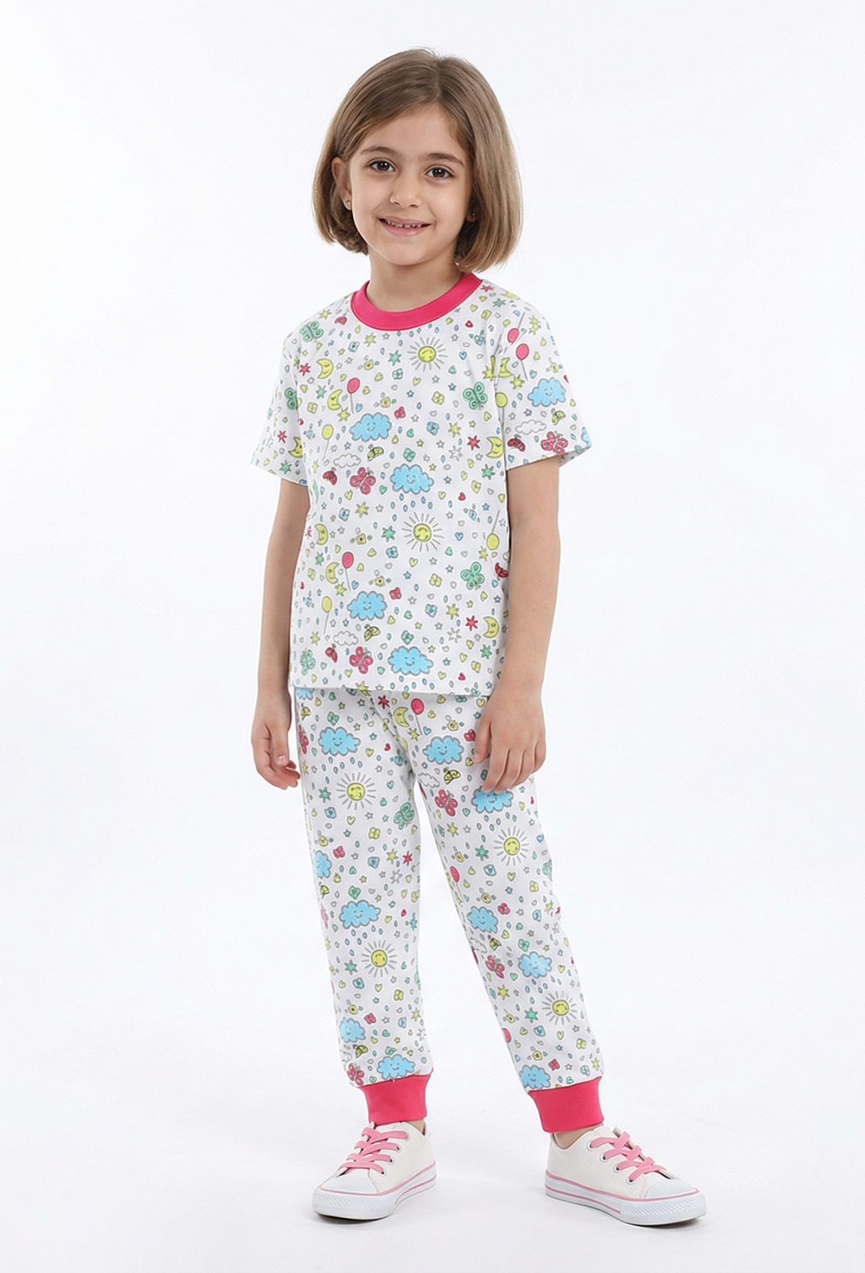 تیشرت و شلوار راحتی دخترانه