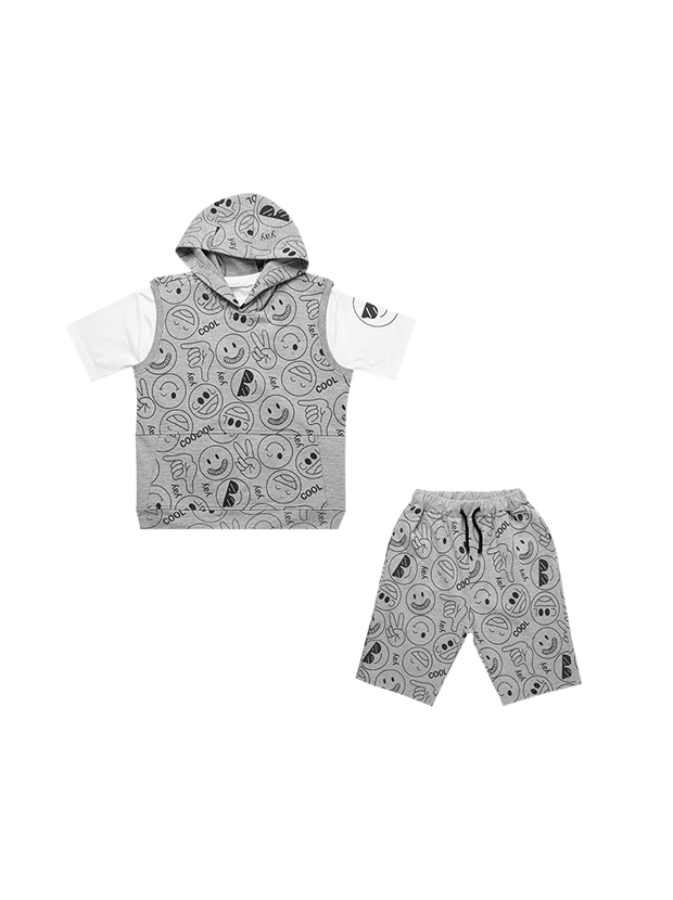 سه تیکه پسرانه مدل استیکر 1