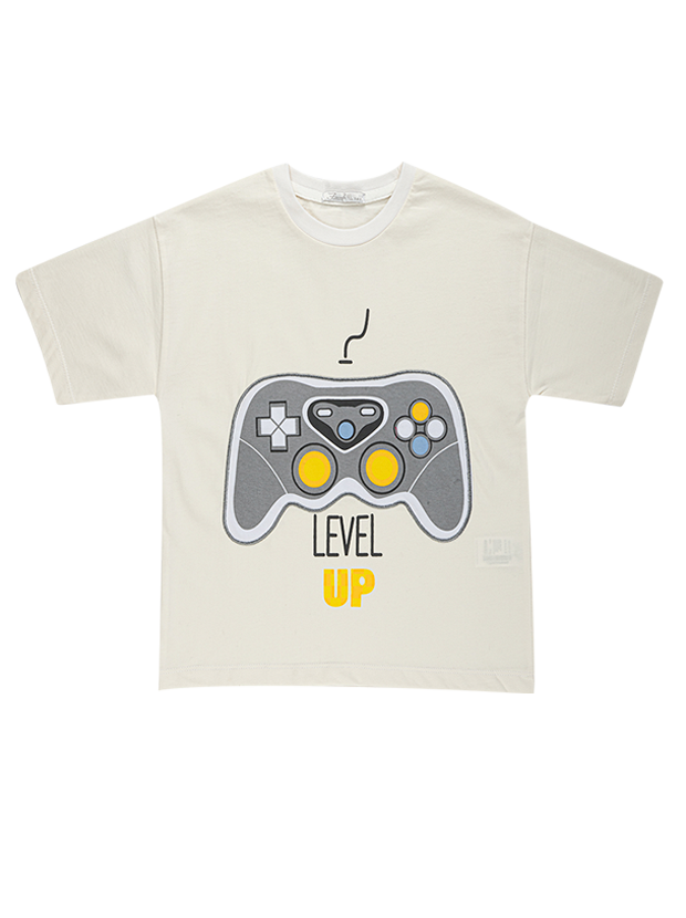 تیشرت  پسرانه مدل level up 1