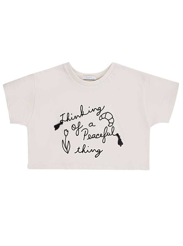 تیشرت دخترانه مدل peaceful 1