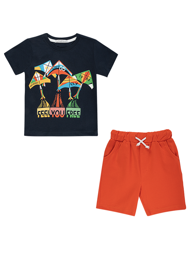 تیشرت و شلوارک پسرانه مدل پرواز 3 1