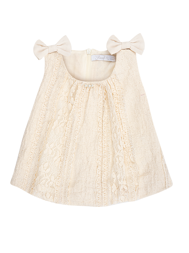 تاپ و شلوارک  دخترانه مدل پاپیون دلبر 2