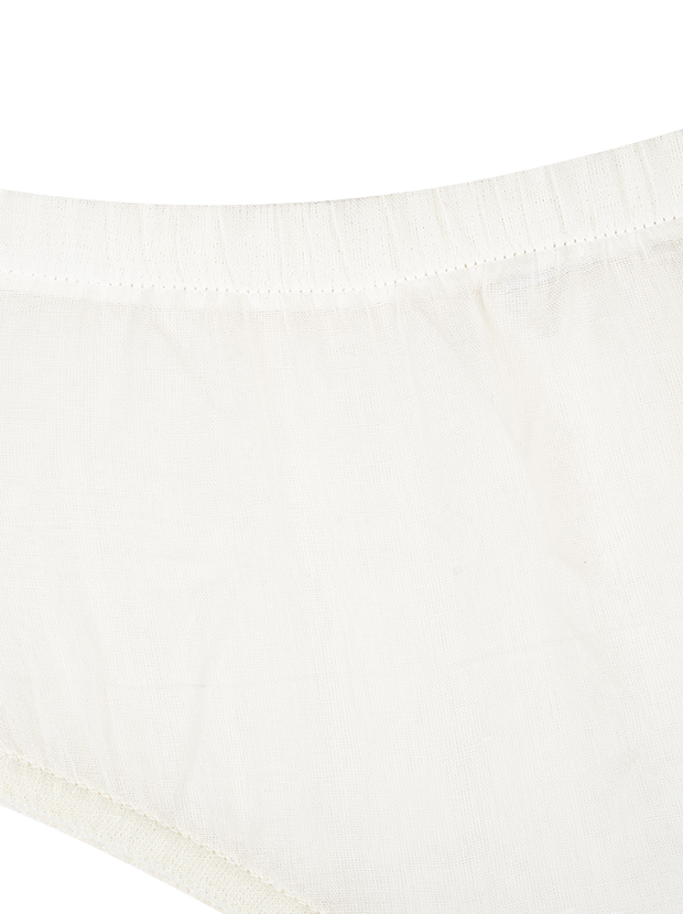 پیراهن دخترانه مدل کرم پرنسسی پاپیونی 5