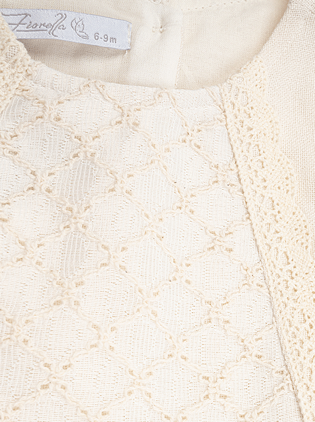 پیراهن و شورت  دخترانه مدل کرم لیلیانا 6