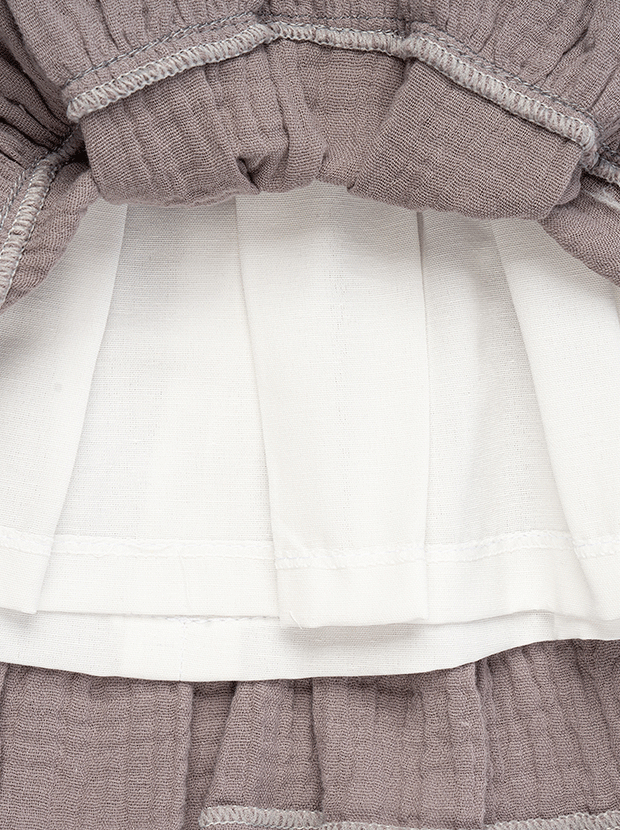 پیراهن دخترانه مدل خاکی نیکسا 5