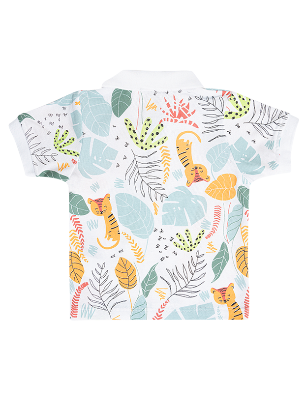 پولو و شلوارک پسرانه مدل دنیای ببر  3