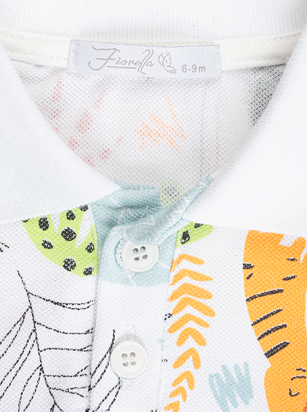 پولو و شلوارک پسرانه مدل دنیای ببر  7