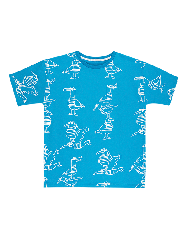 تیشرت و شلوارک پسرانه مدل اقای مرغابی 2