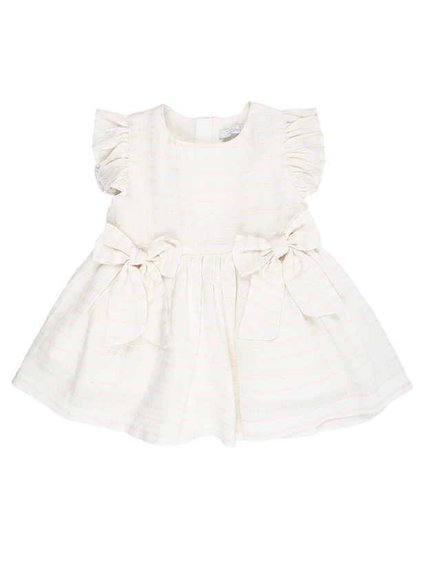 پیراهن و شورت دخترانه مدل راه راه پاپیونی 4