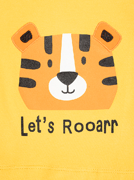 رامپر پسرانه مدل زرد lets rooarr 2