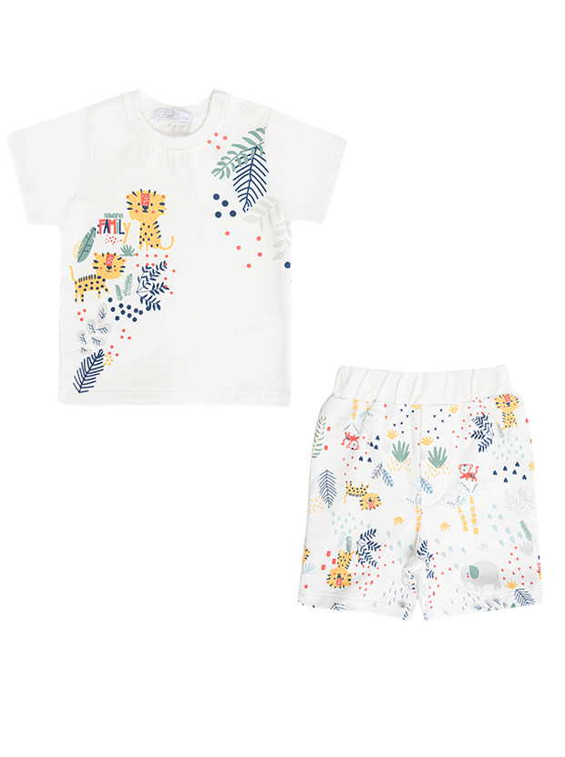 تیشرت و شلوارک پسرانه مدل savanefamily 1