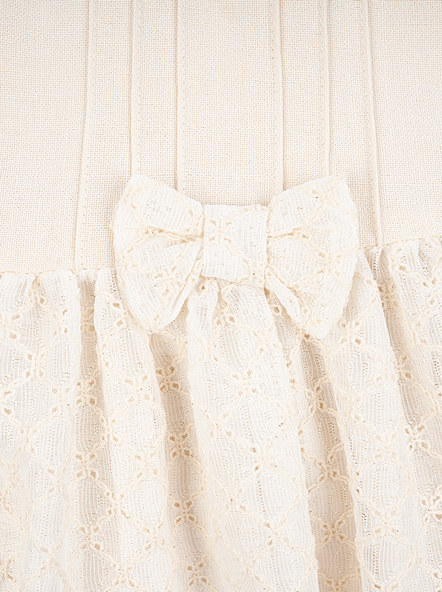 پیراهن دخترانه مدل پرنسسی پاپیونی 4