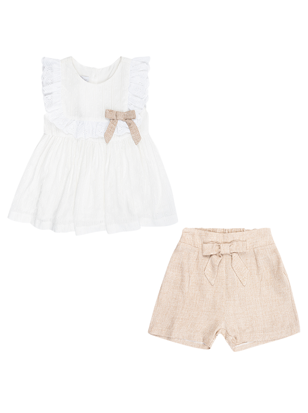 تاپ و شلوارک دخترانه مدل مجلسی 1