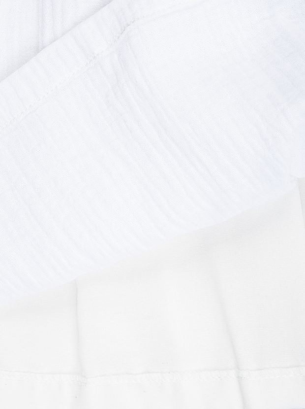 پیراهن دخترانه مدل سفید قلبی 4