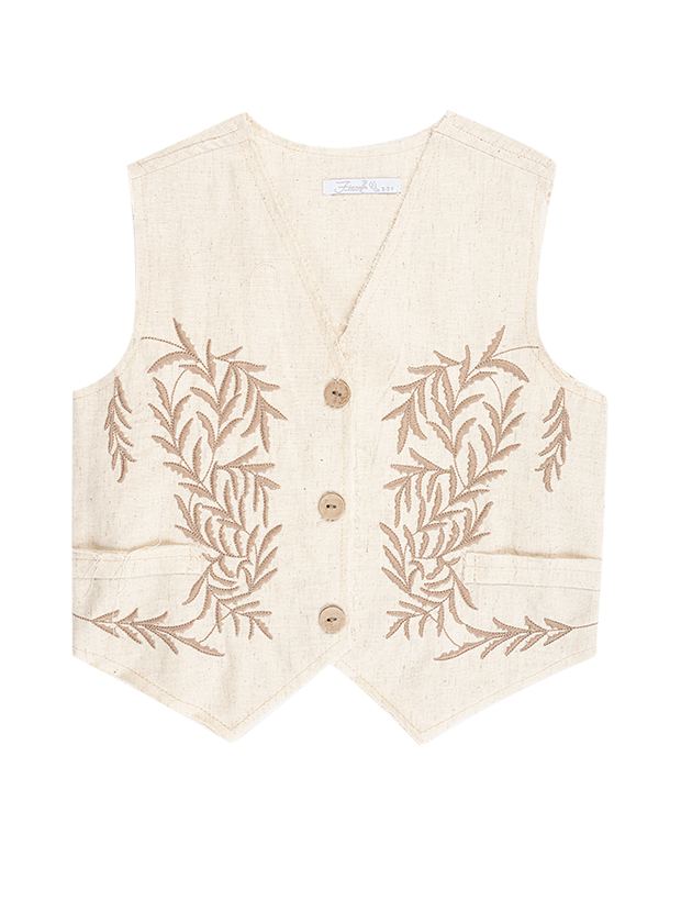 سه تکه پسرانه نخی مدل جلیقه سنتی 2 1