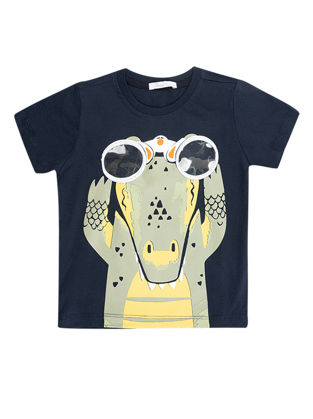 تیشرت و شلوارک پسرانه مدل تمساح جستجوگر 2