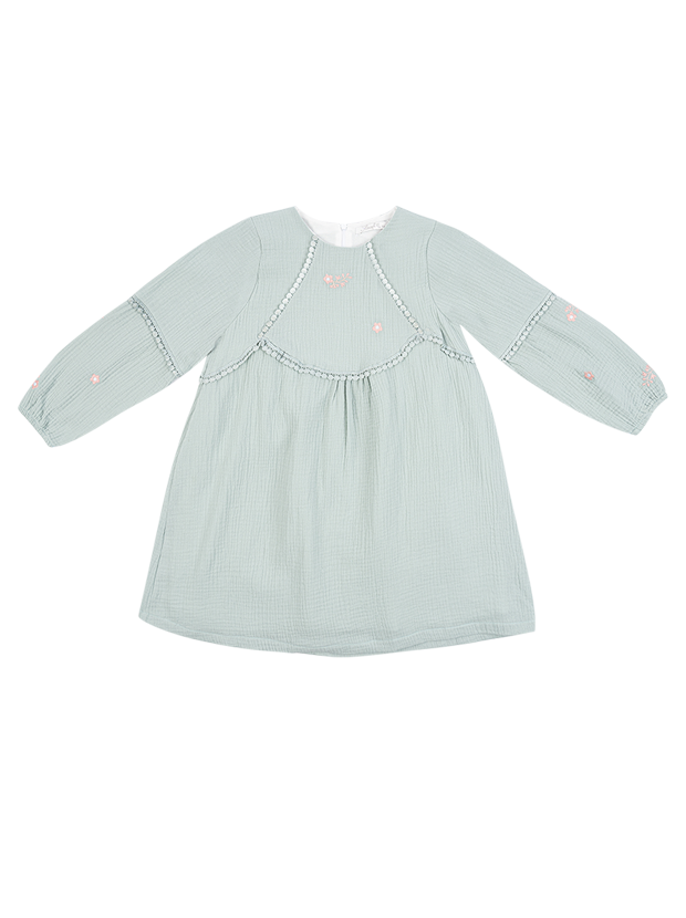 پیراهن دخترانه مدل شکوفه های بهاری 1