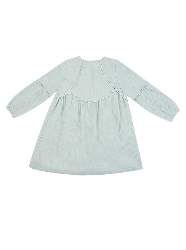 پیراهن دخترانه مدل شکوفه های بهاری 2