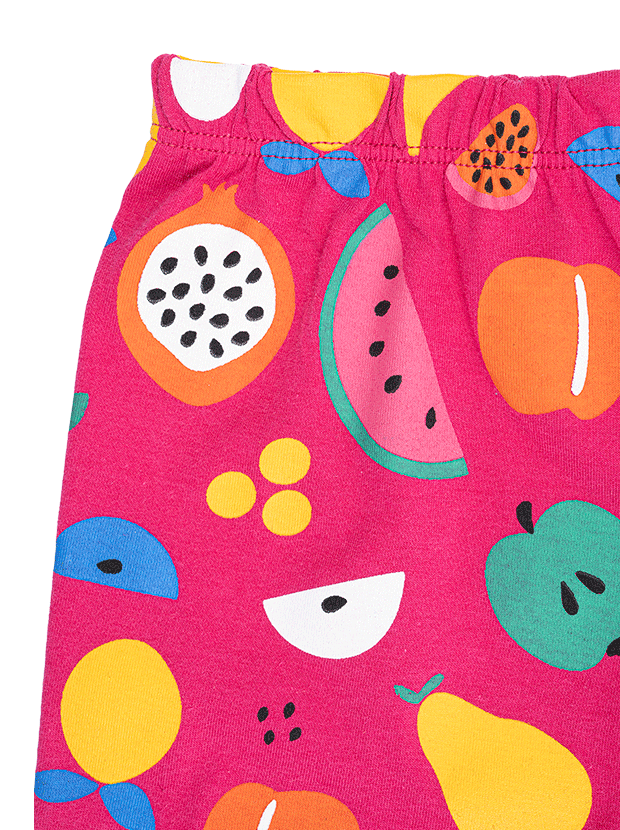 تیشرت و شلوارک دخترانه مدل happy fruits 7