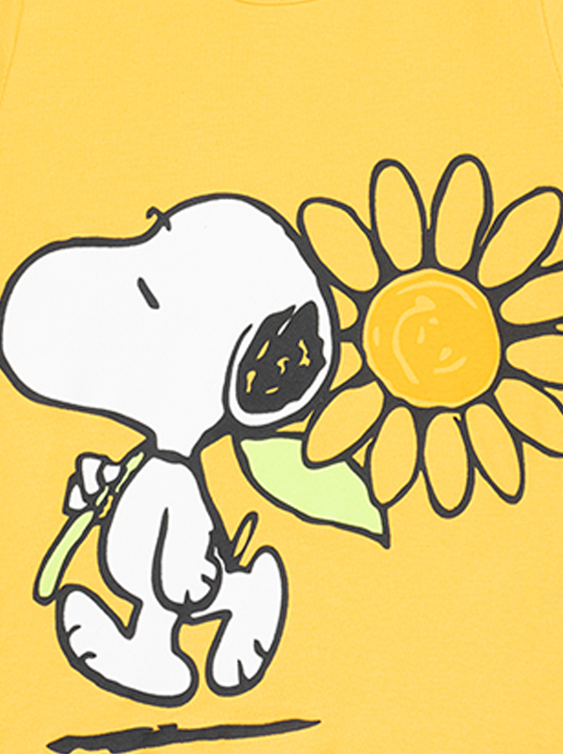 تیشرت دخترانه مدل اسنوپی و آفتابگردان 3