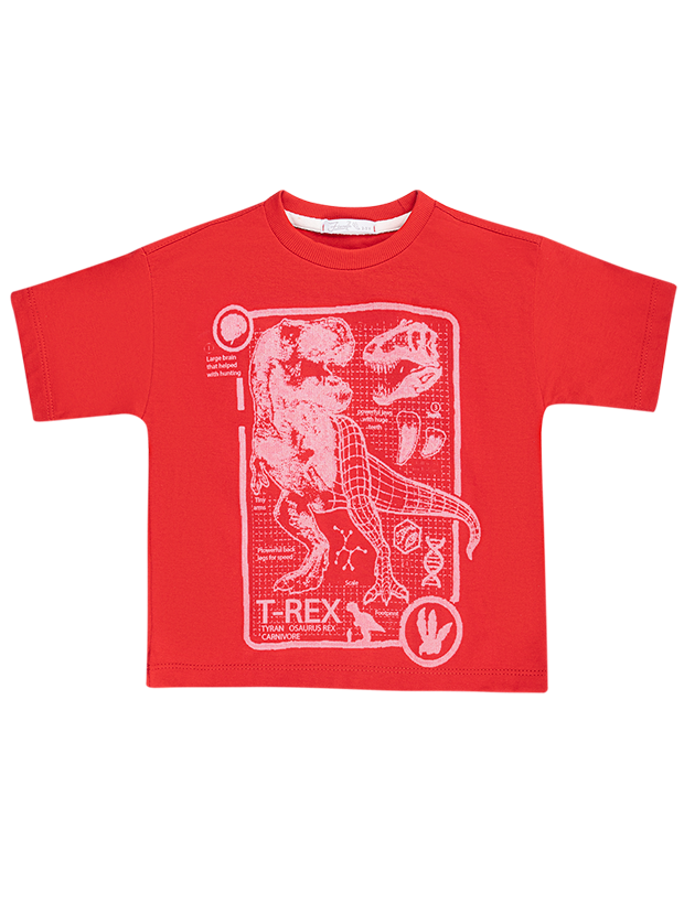 تیشرت پسرانه مدل t-rex 1