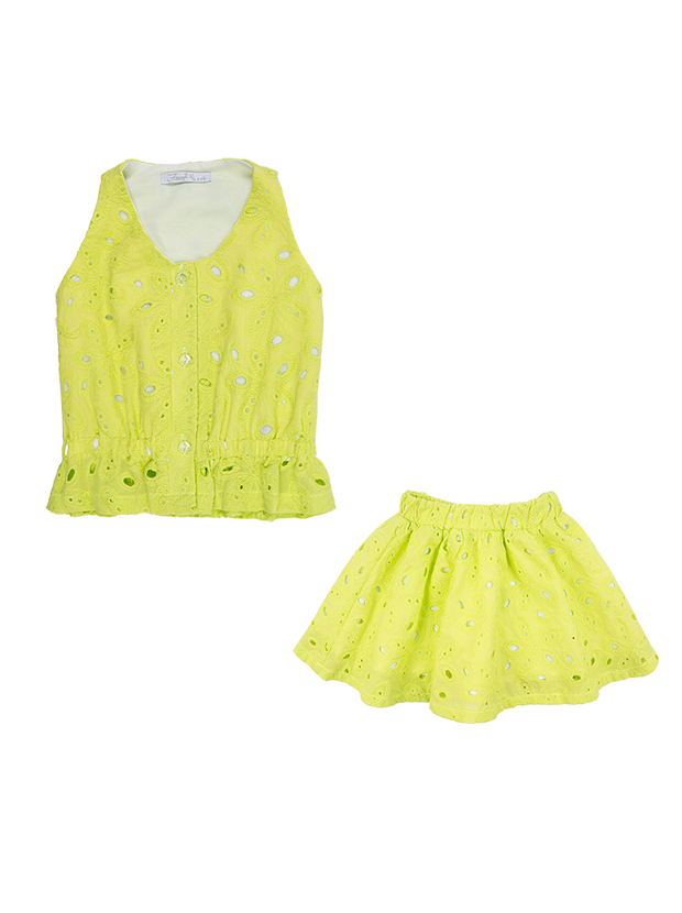 تاپ و دامن دخترانه مدل فسفری  1