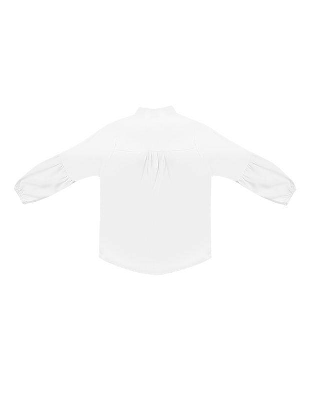 شومیز دخترانه مدل سفید الگانس 2