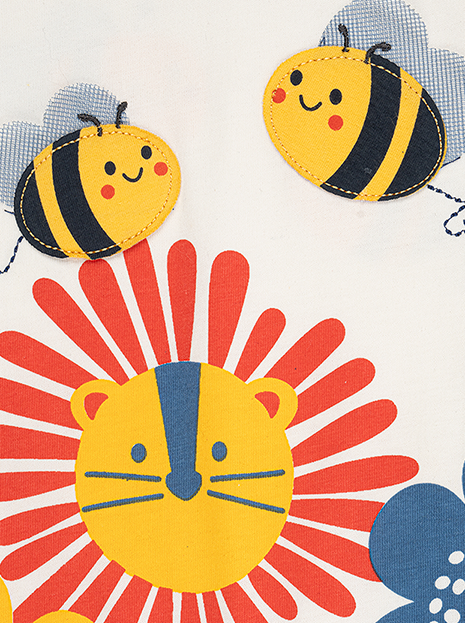 رامپر دخترانه مدل سان فلاور 3