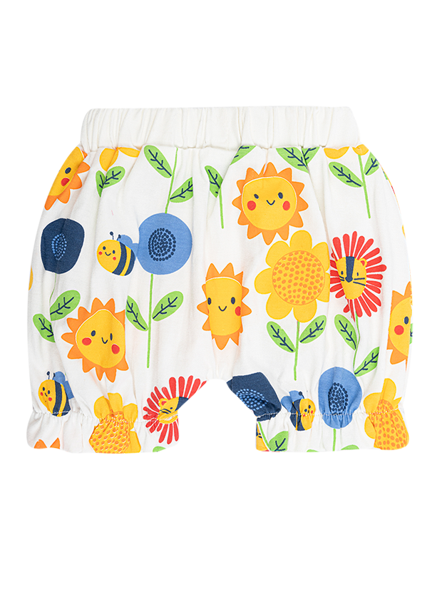 تاپ و شلوارک دخترانه مدل happy sun 3