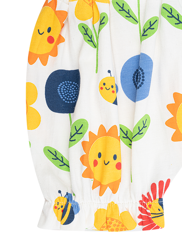 تاپ و شلوارک دخترانه مدل happy sun 4