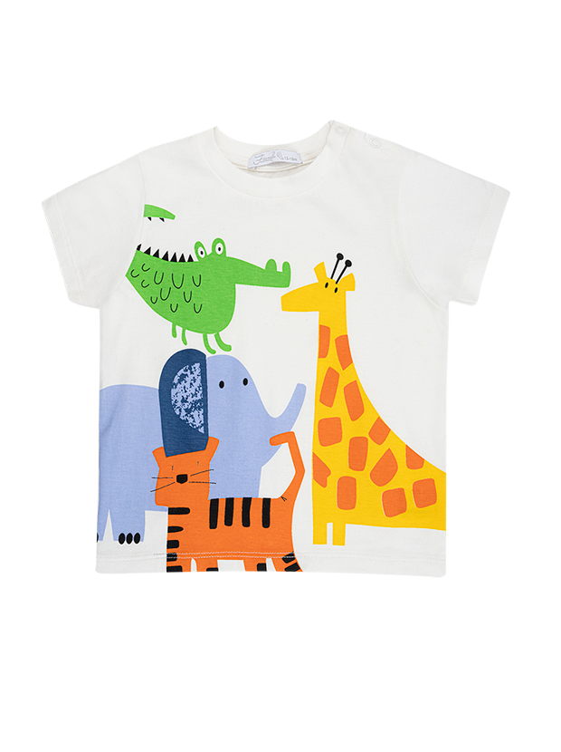 تیشرت و شلوارک پسرانه مدل zoo 2