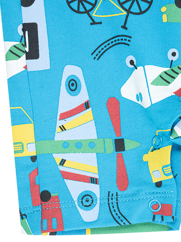 تیشرت و رامپر پسرانه مدل مسیرهای هیجانی 7