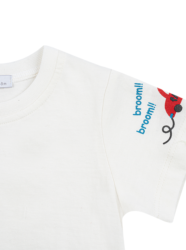 تیشرت و رامپر پسرانه مدل مسیرهای هیجانی 6