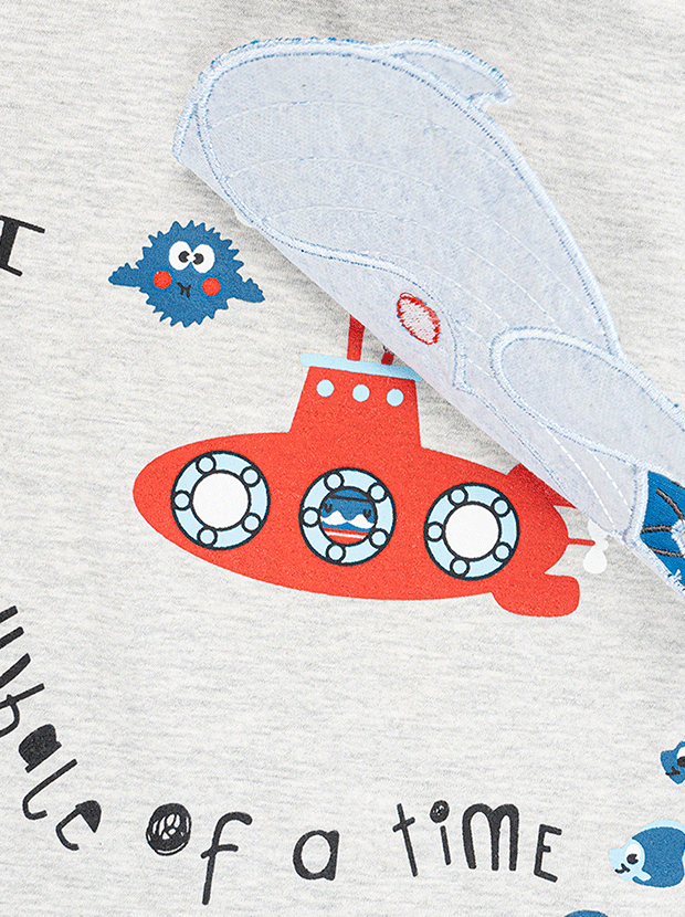 تیشرت و شلوارک پسرانه مدل وال کوچولو 8