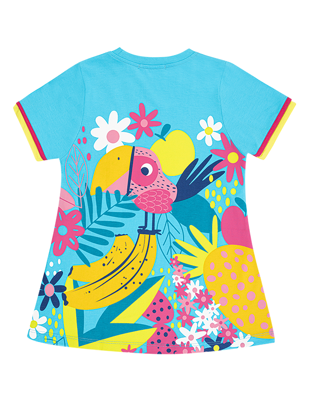 پیراهن دخترانه مدل جنگل استوایی 2