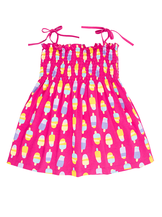 پیراهن دخترانه مدل عروسکی بستنی ها 1