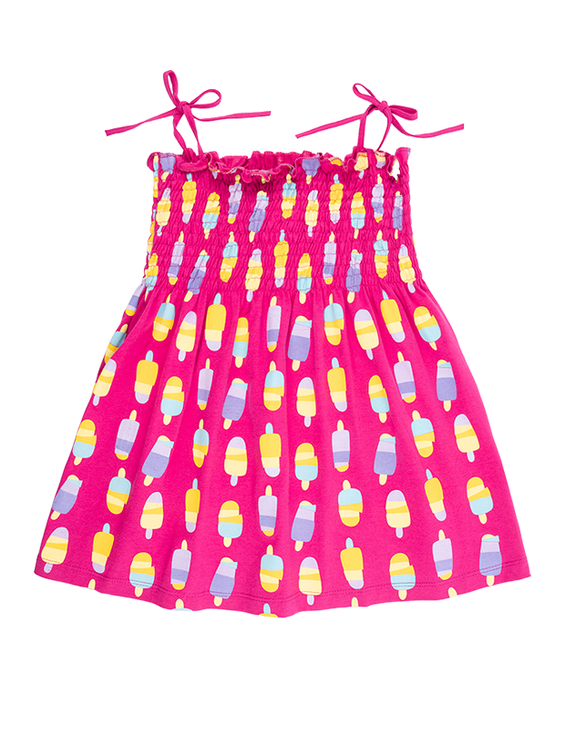 پیراهن دخترانه مدل عروسکی بستنی ها 2