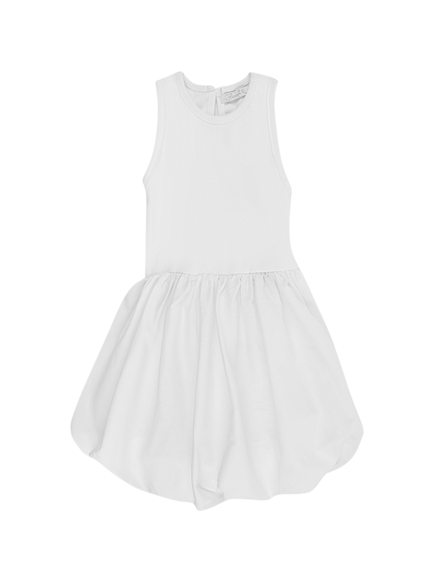 پیراهن دخترانه مدل سفید فانتزی 1