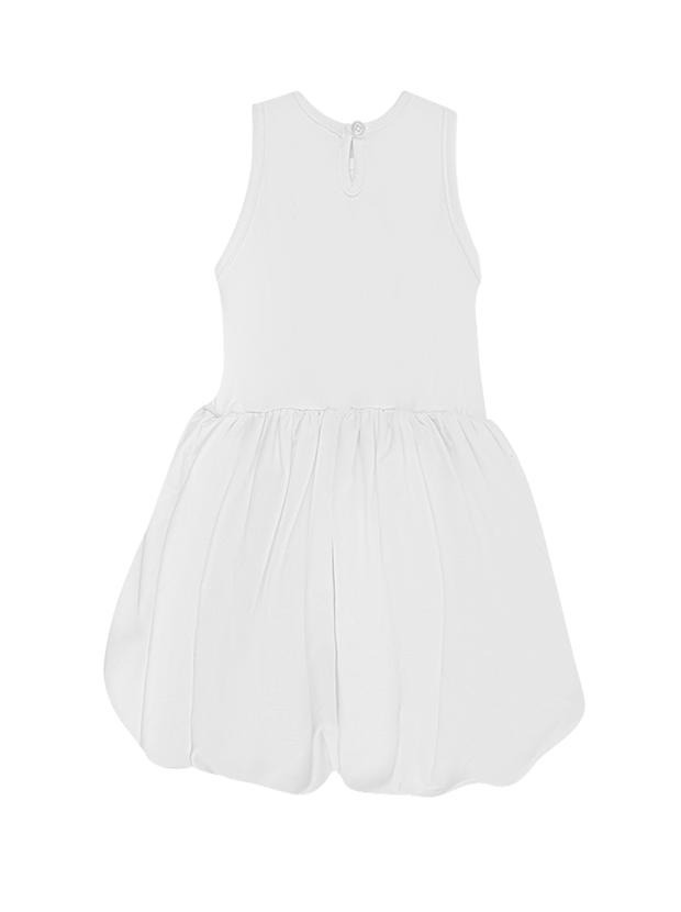 پیراهن دخترانه مدل سفید فانتزی 2