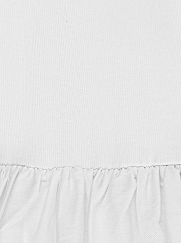 پیراهن دخترانه مدل سفید فانتزی 3