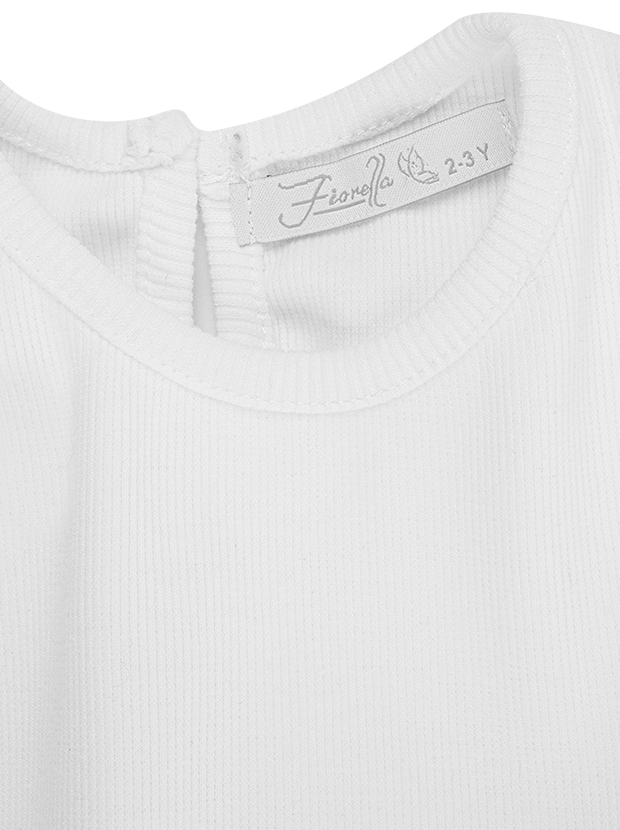 پیراهن دخترانه مدل سفید فانتزی 4