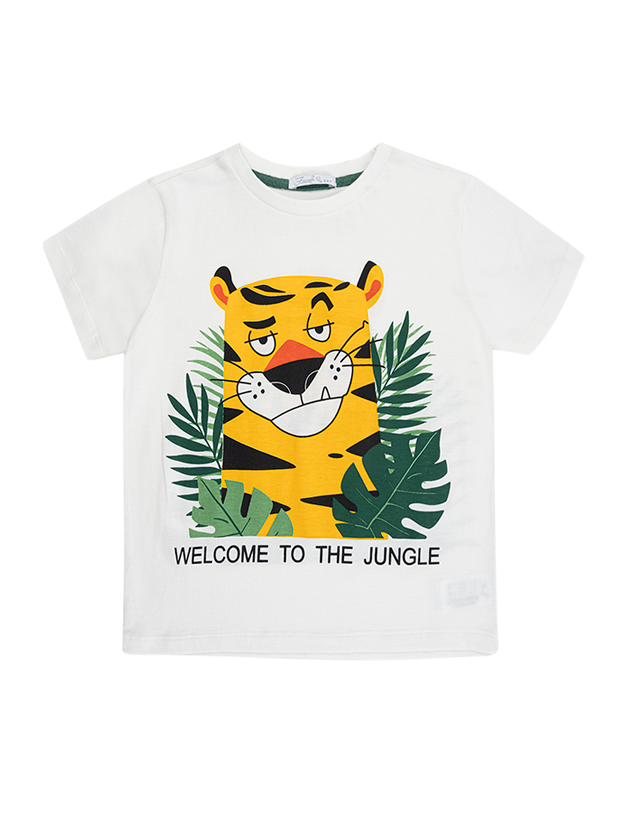 تیشرت و شلوارک پسرانه مدل ببر مغرور 2