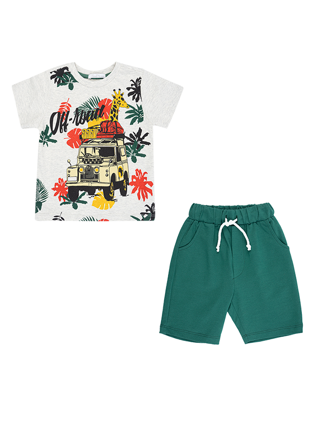 تیشرت و شلوارک پسرانه مدل safari 1