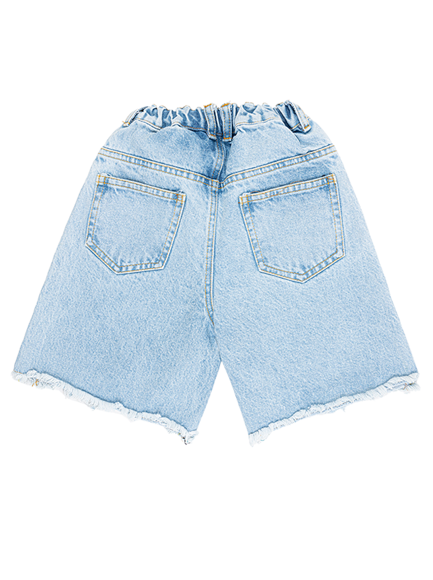 شلوارک دخترانه مدل جین 3 2