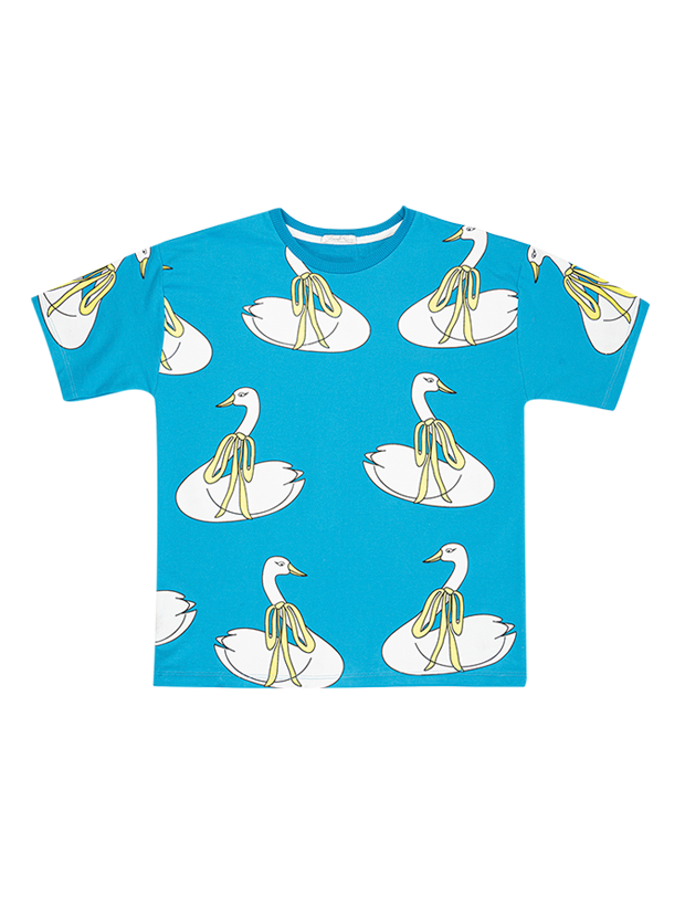 تیشرت و شلوارک دخترانه مدل خانم مرغابی 2