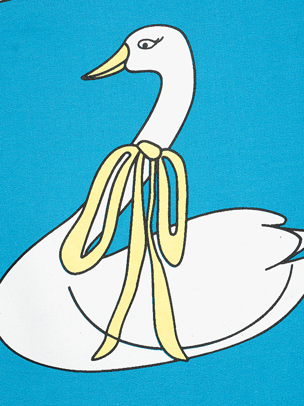 تیشرت و شلوارک دخترانه مدل خانم مرغابی 7