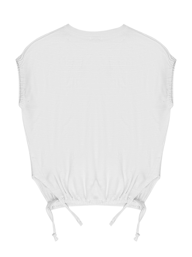 کراپ دخترانه مدل سفید 2